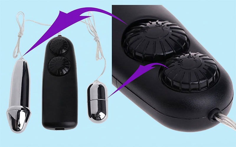 Nhập sỉ Trứng rung tình yêu 2 đầu inox 3 pin  loại tốt